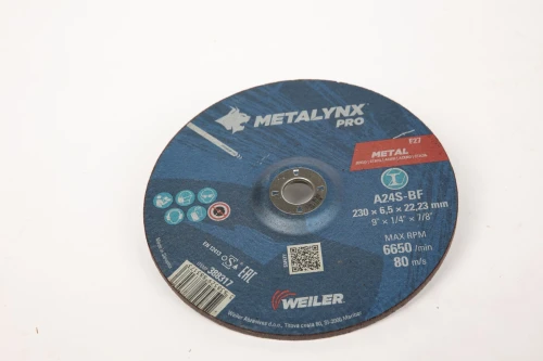 DISQUE À MEULER 230 * 6.5 * 22.23 _ WEILER / FAR