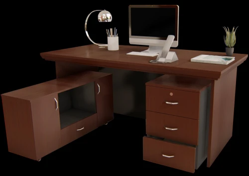 BUREAU ADIS PDG MDF AVEC CAISSON APRTIR 1.60 CAISSON + RETOUR