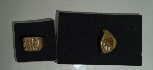 2 Bagues en Or et Diamant Italien