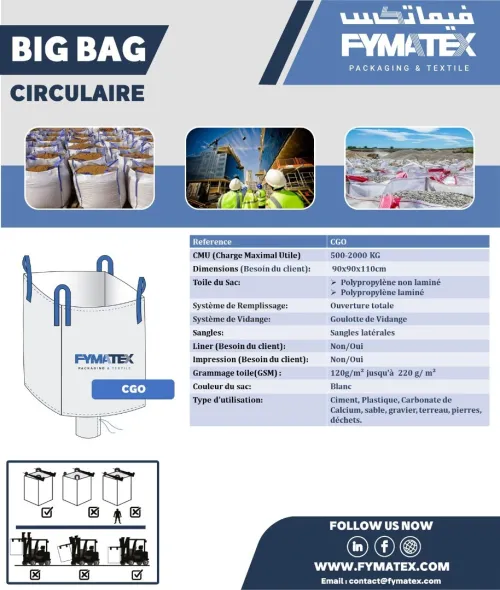 Production De Big Bag CIRCULAIRE