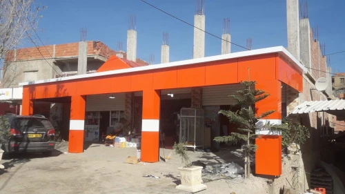 Habillage façades  allucoband et mur rideaux