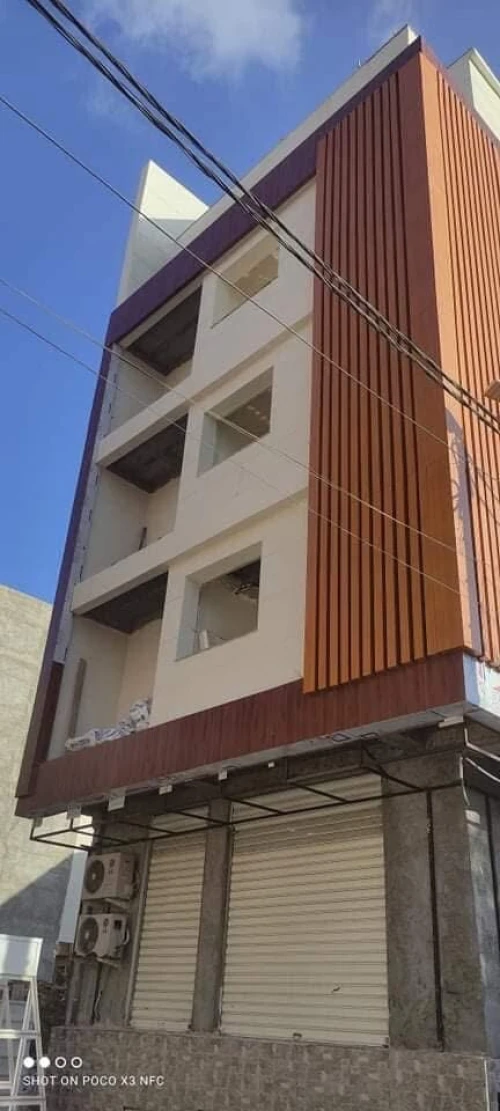 Habillage façades  allucoband et mur rideaux