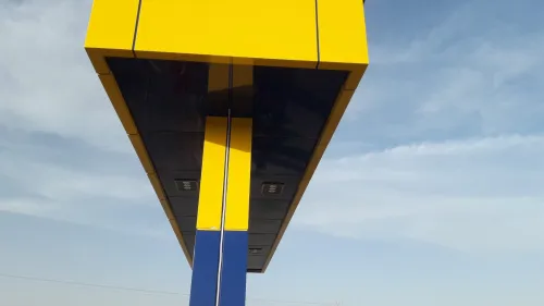 Habillage façades  allucoband et mur rideaux