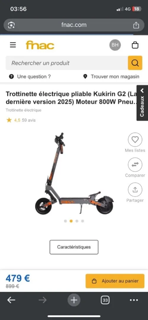 Trottinette électrique