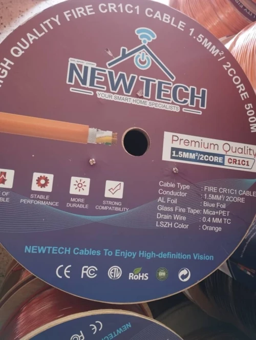 CABLE ANTI-FEU CR1-C1 ET C2 NEWTECH