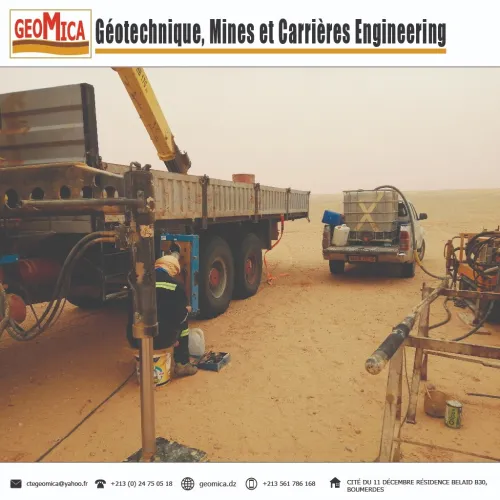 GEOTECHNIQUE, MINES ET CARRIERES ENGINEERING - ETUDE DE SOL - ALGÉRIE