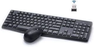 HP CS10 Ensemble clavier et souris sans fil, Wireless Keyboard Mouse Combo-Rechargeable, QWERTY.