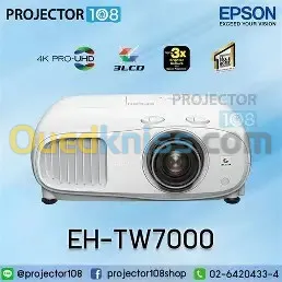 Vidéo Projecteur Epson EH-TW7000 - Tri-LCD 4K PRO-UHD - 3000 Lumens