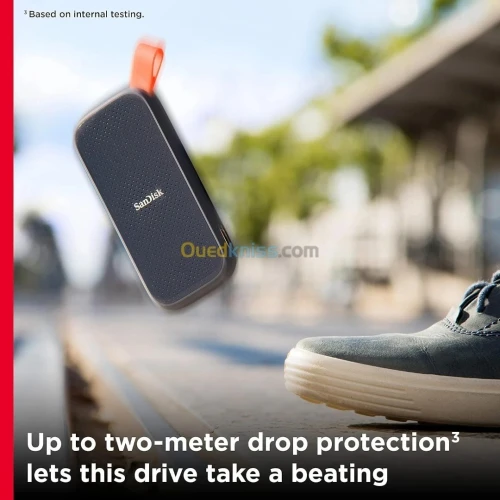 SanDisk 1TB SSD portable - Disque SSD externe - USB-C - USB 3.2 - Jusqu'à 800 Mo/s