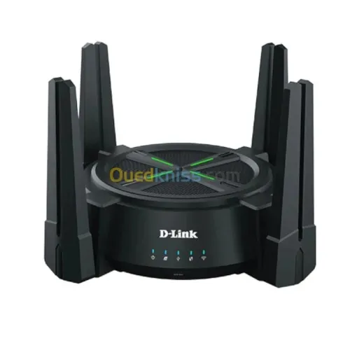 D-LINK ROUTEUR DIR-X6080Z - AX6000 MESH WIFI-6 - 6000 Mbps - 2.5 GIGABIT - OFDMA - MU-MIMO - BLACK