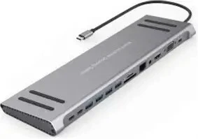 ONTEN 9199A  Station d'accueil 13 en 1 avec Ethernet Gigabit, adaptateur USB-C PD3.0 et sortie 4K HD
