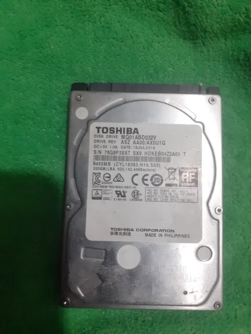 العنوان: Disque Dur HDD Laptop 320GB Toshiba - حالة ممتازة