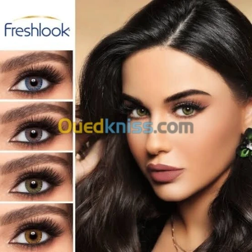 Vente de lentilles esthétiques et correction FRESHLOOK