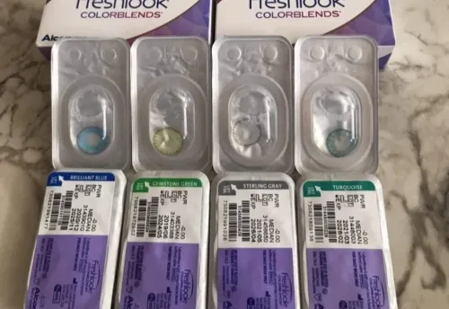 Vente de lentilles esthétiques et correction FRESHLOOK