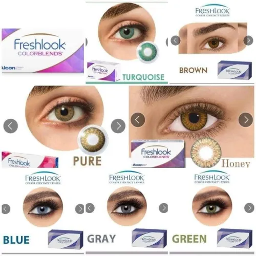 Vente de lentilles esthétiques et correction FRESHLOOK