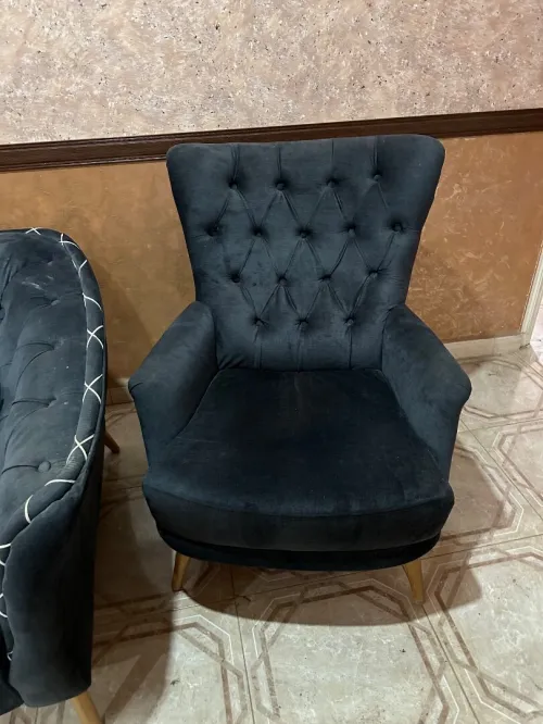 Ensemble de salon chic et confortable - comme neuf