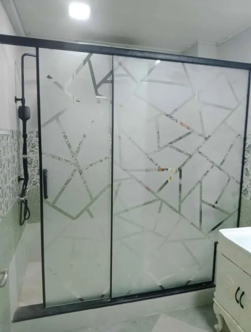 Cabine de douche en verre trempé 