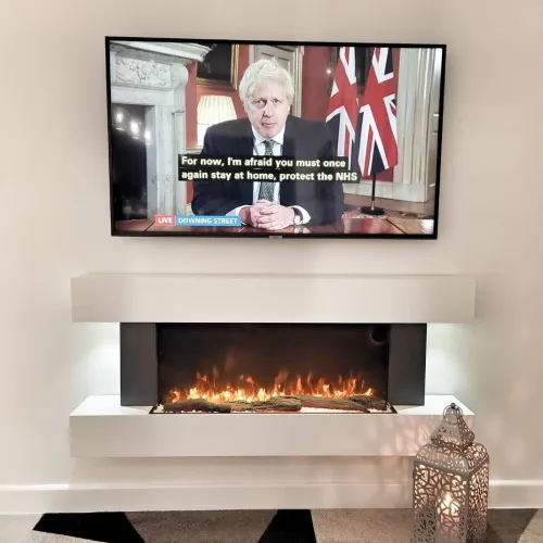 Cheminée électrique décorative 
