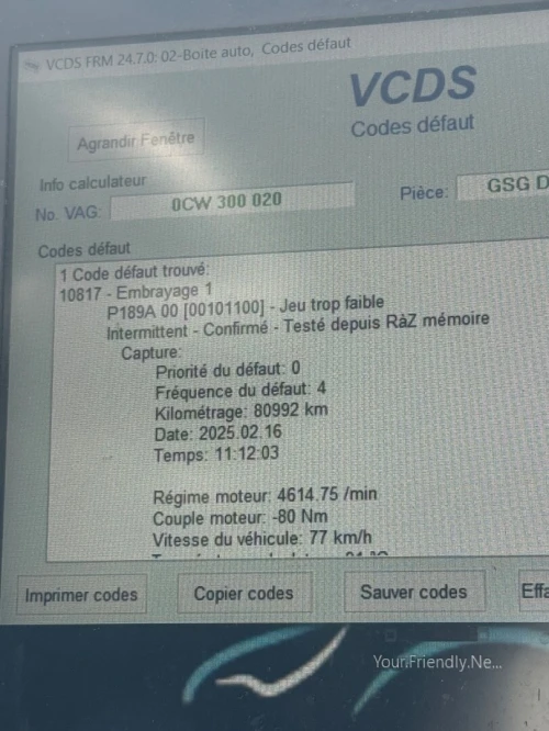 Scanner auto
