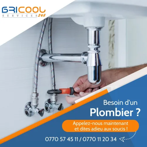 PLOMBERIE A DOMICILE 24H/24 & 7J/7