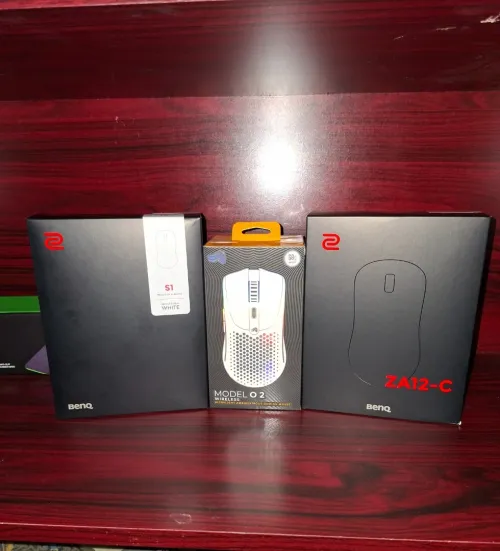 Zowie ZA12-C, Glorious Model O2 Wireless, Razer Gigantus v2