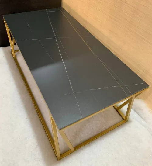  Table Basse Moderne en Quartz