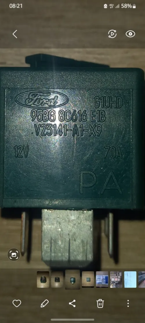 relais de  préchauffage Ford
