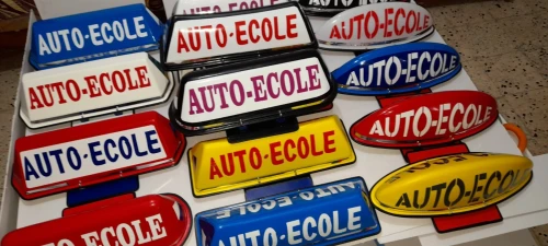 Panneaux de toit auto ecole