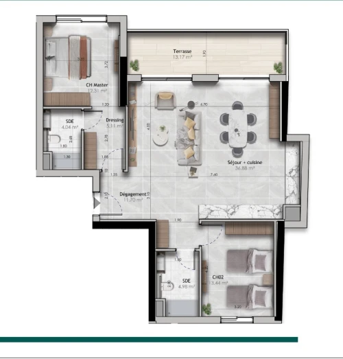 Vente Appartement F3 Alger Kouba