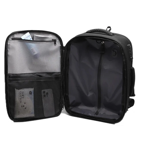 Sac à dos de voyage extensible grande capacité imperméable à compression sous vide anti-vol
