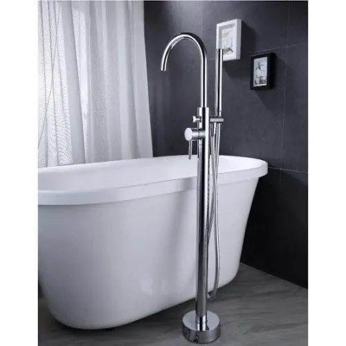 Robinet multigere bain noir ilot silver