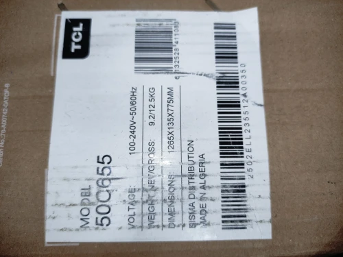 Télévision TCL 50 QLED pro c655