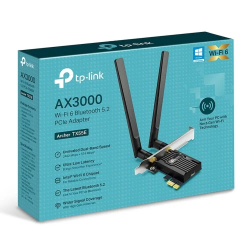 TP-LINK Archer TX55E Carte PCI Express Wi-Fi 6 AX3000