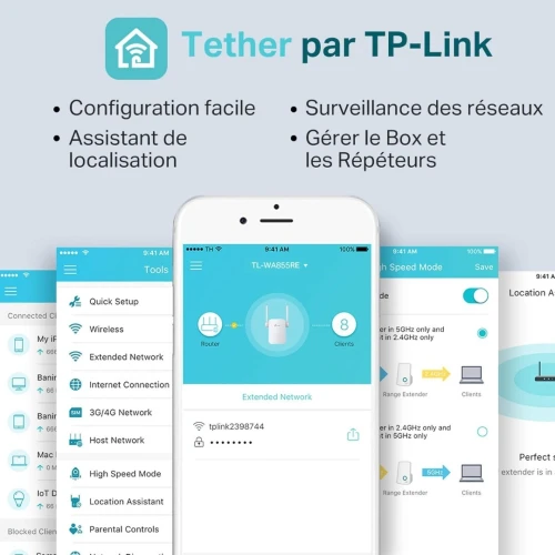 TP-Link-TL-WA855RE(EU) -Répéteur Wi-Fi300 Mbps-2Antennes externes-20P/ctn