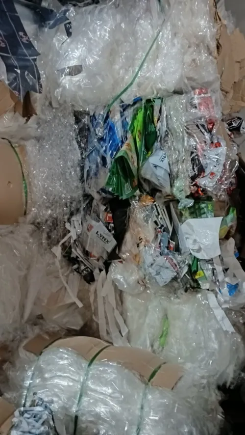 Déchets plastiques matière pp