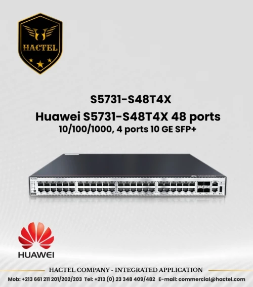 Switch huawei S5731 PoE et Non PoE avec 1GB SFP et 10GB SFP+ Ports