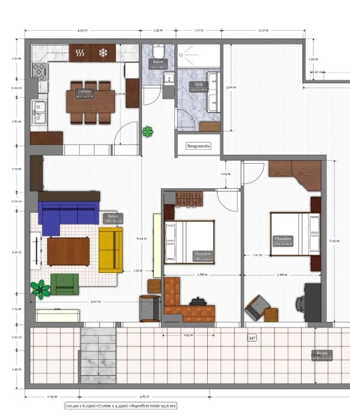 Vente Appartement F3 Alger Dely brahim