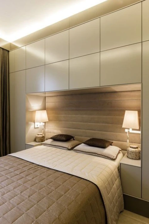 chambre a coucher luxe en MDF et high gloss