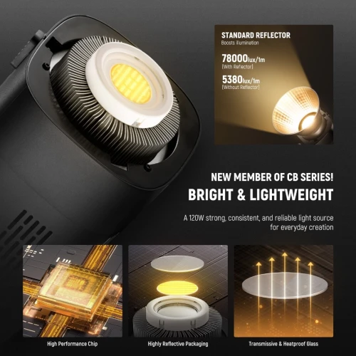 NEEWER CB120B Éclairage LED Bicolore 120W pour la Vidéo