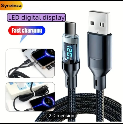 Cable USB TYPE C 120W FAST CHARGE 