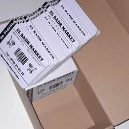 Cartes de fidélité PVC pour supérettes !