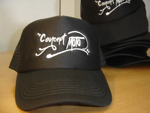 broderie sur casquette logo entreprise