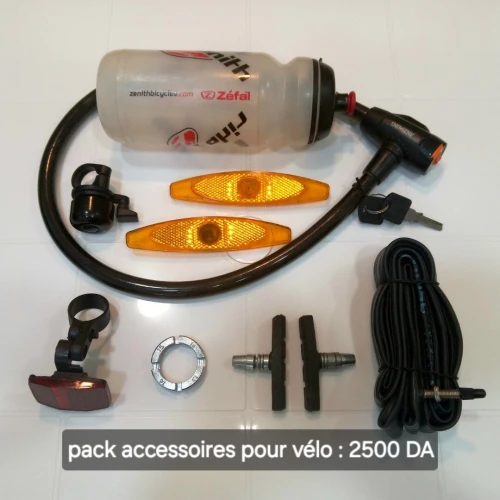 Accessoires pour vélo, porte-bagage et porte bidon bontrager, Pack de divers accessoires velo, béquille b'Twin