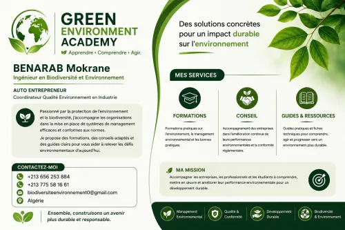 Formation professionnelle en Environnement