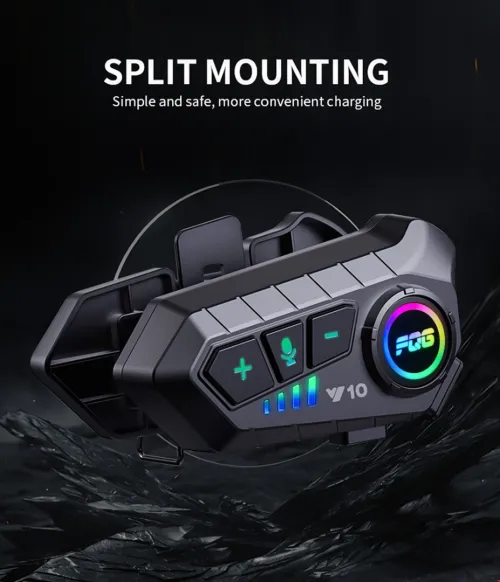 Bluetooth pour casque moto y10