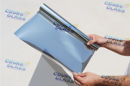 FILM SOLAIRE STOP SOL MIROIR "INSTALLATION EXTERIEUR ET INTERIEUR"