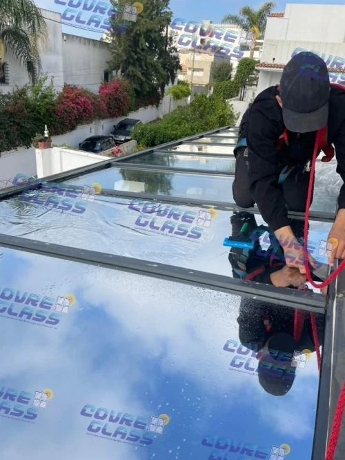 FILM SOLAIRE STOP SOL MIROIR "INSTALLATION EXTERIEUR" 