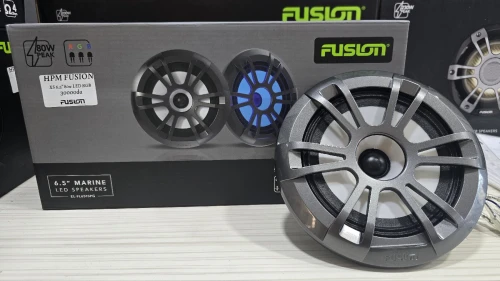 Haut Parleur Marin FUSION 6.5" 80W avec LED RGB