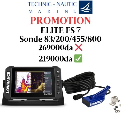 Sondeur Multi Fonctions LOWRANCE ELITE FS 7