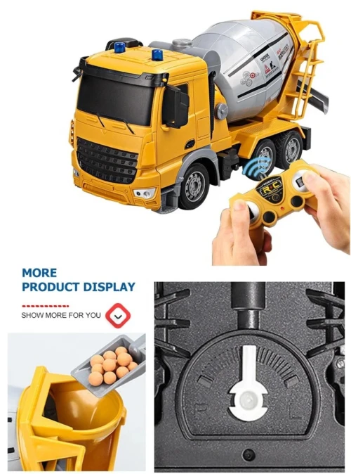Camion malaxeur a béton télécommande لعبة